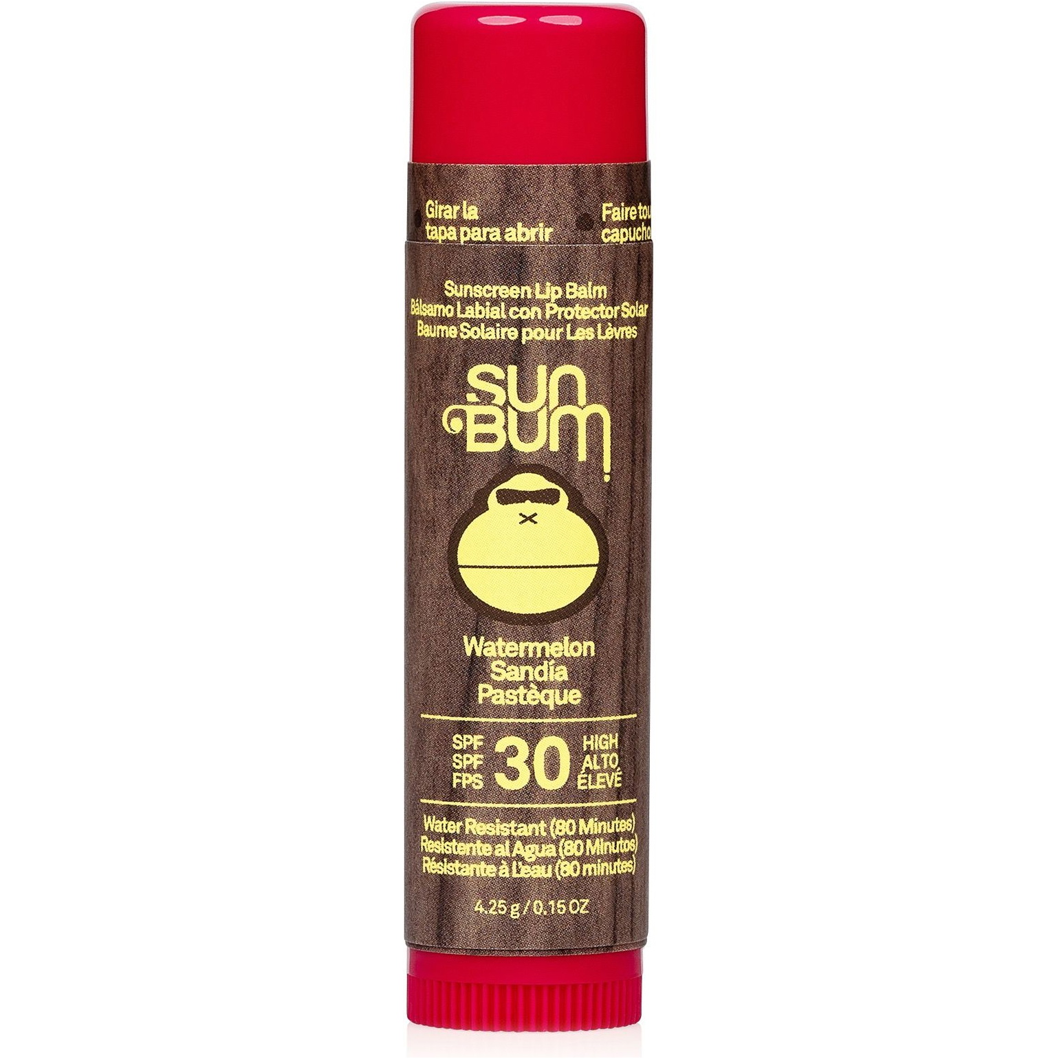 2026 Sun Bum Original 30 SPF Sunscreen CocoBalm Lip Balm 4.25g SB338796 - Watermelon